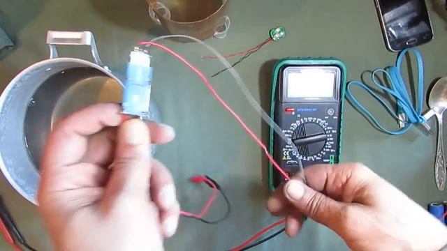 Чистая вода зарядка для телефона, удачный эксперимент.