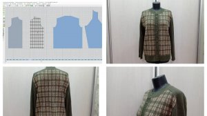 Обзор готовой работы связанной на вязальной машине. Как я вяжу интерактив в ДК 8 на Silver Reed 581