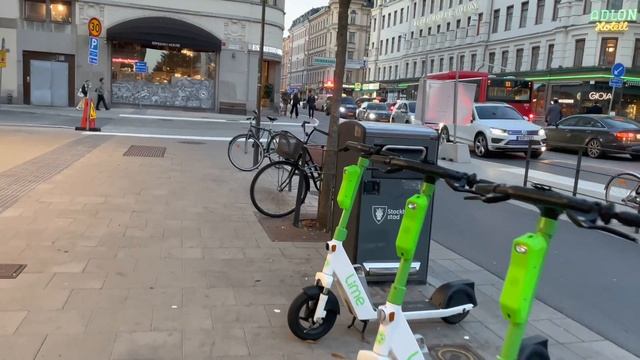 Stockholm Walks: Vasagatan. City Street Life Outside The Central Station