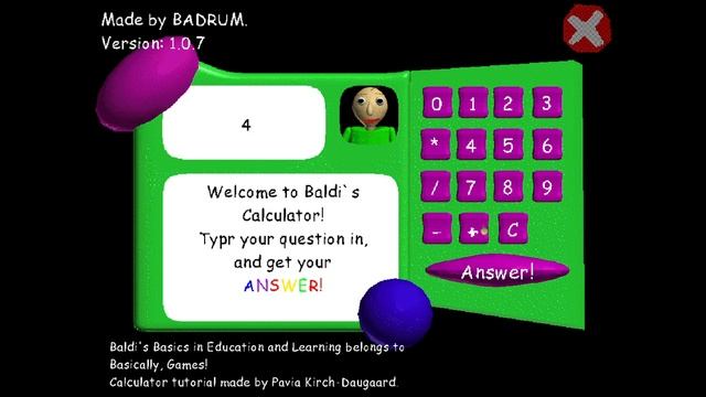 Baldi s` Magic Calculator - Baldi's Basics Mod смотреть онлайн