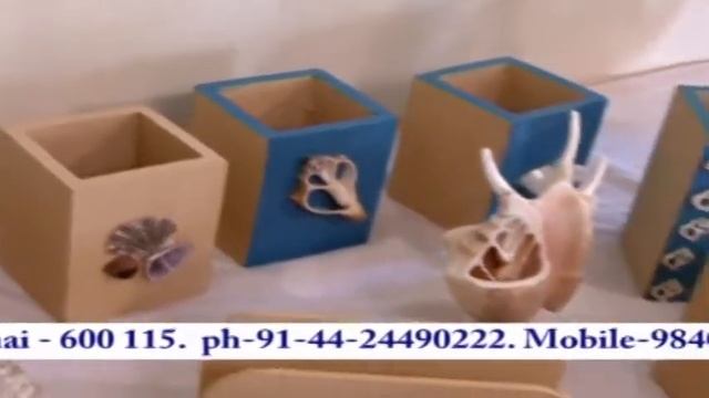 Blue Beach Shells  |  Craft Ideas | Dr.Shamsia Banu | Part-2