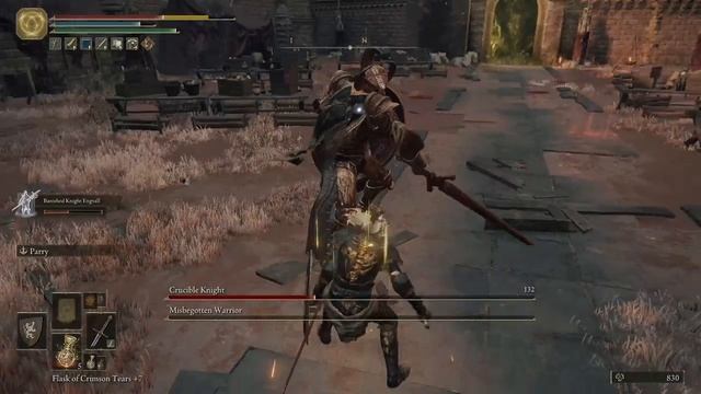 Misbegotten Warrior & Crucible Knight Boss | Elden Ring смотреть онлайн