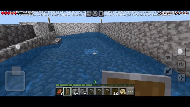 I MADE SWIMMING POOL 🚣🏻🚣🏻🚣🏻♀️🚣🏻♂️#gaming #gameplay #minecraft