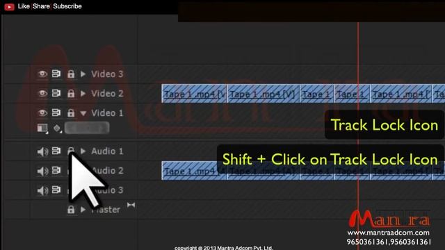 #40 Adobe Premiere Pro | How learn Video Editing | Timeline Track Lock | Video Mixing Tutorial смотреть онлайн