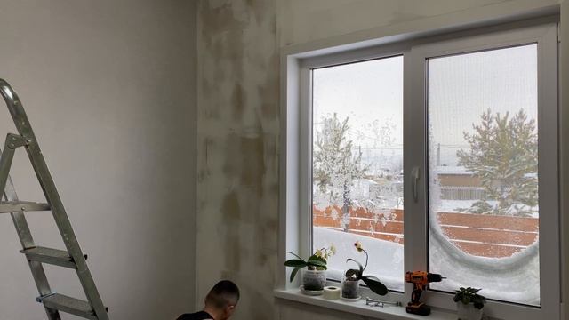 ДЕЛАЕМ РЕМОНТ//КЛЕИМ ОБОИ//ЧТО С ПОГОДОЙ//ЕЗДИЛИ В ГОРОД смотреть онлайн