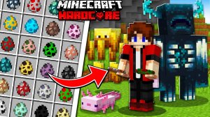 Я собрал ВСЕ КРАФТЫ МОБОВ за 100 Дней в Майнкрафт Хардкор!