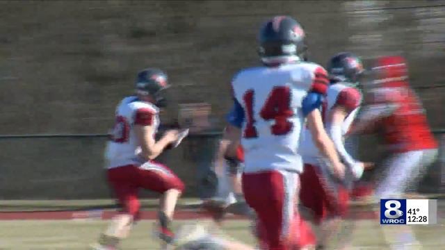 Red Jacket begins 8-man season with convincing win смотреть онлайн