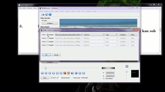 cara memasukan audio ke video dengan avidemux смотреть онлайн