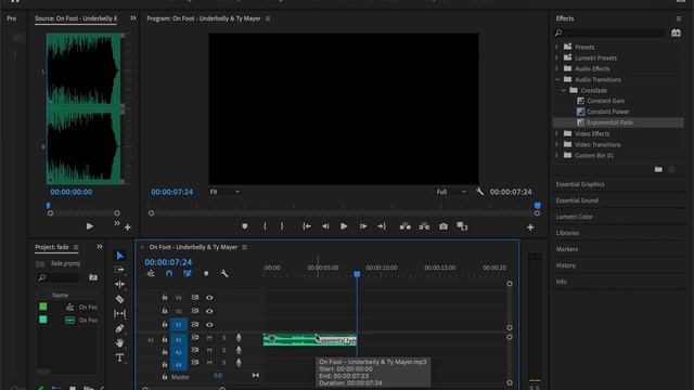 How to fade audio out in adobe premiere pro cc 2021 смотреть онлайн