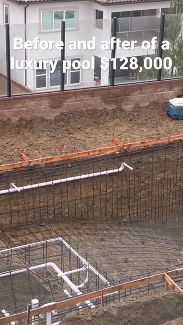 What does the before and after of $128,000 pool in California look like!￼ смотреть онлайн