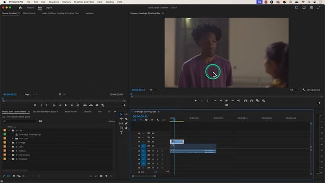 How to QUICKLY Enable and Disable Clips In Premiere Pro 2024 смотреть онлайн