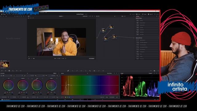 COLOR GRADING no DaVinci Resolve 17 - 30 dicas de EDIÇÃO DE VÍDEO #18 смотреть онлайн