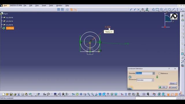 CAD Design Exercise 221 | Catia v5 tutorial exercise I Part Design | CATIA Design | Solidworks смотреть онлайн