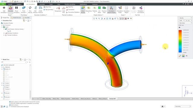 Creo Parametric - Computational Fluid Dynamics (CFD) | Creo Simulation Live (Video 1) смотреть онлайн