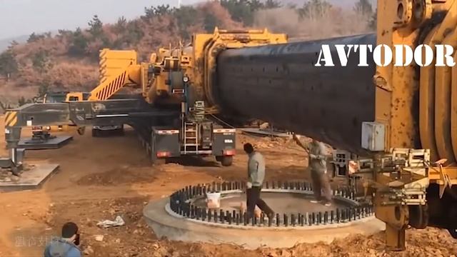 Как Китайцы ветряки устанавливают 2019