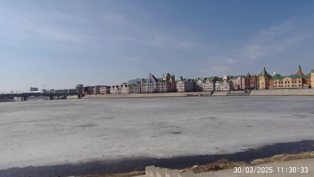 Разлив на Кокшаге в Йошкар-Ола март 2025 смотреть онлайн