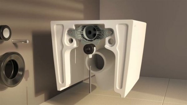 Монтаж и установка унитаза VitrA QuantumFlush