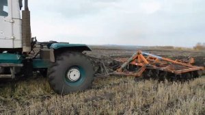 Трактор Т-150К ДИСКУЕТ в ТЯЖЁЛЫХ УСЛОВИЯХ!