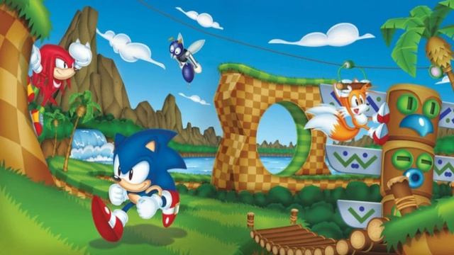 sonic mania - Green Hill Zone (music) Act-1 смотреть онлайн
