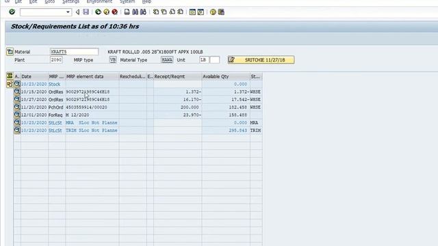Using SAP MD04 for Stock Requirement. More Advanced Uses!! смотреть онлайн