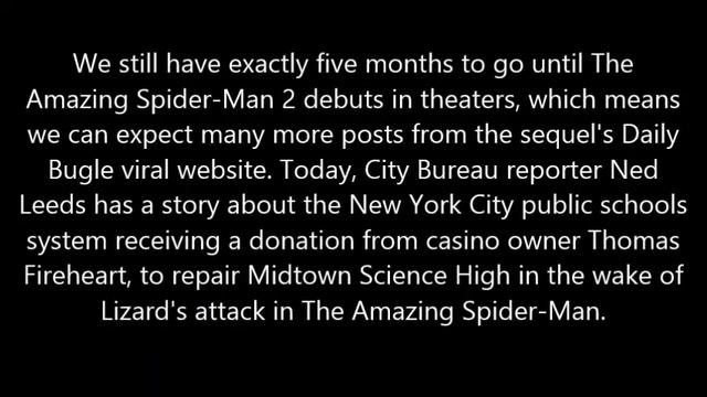 Puma Teased in New The Amazing Spider Man 2 Daily Bugle Viral смотреть онлайн
