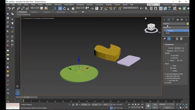 EXTRUDE MODIFIER || 3DS MAX TUTORIAL IN TAMIL || SMT смотреть онлайн