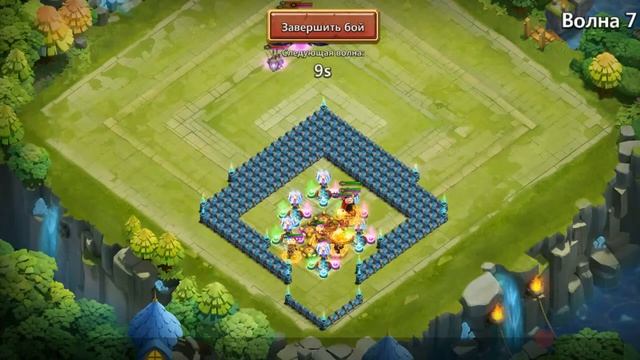 Угольная армия урон 104кк, Битва замков, Castle clash смотреть онлайн