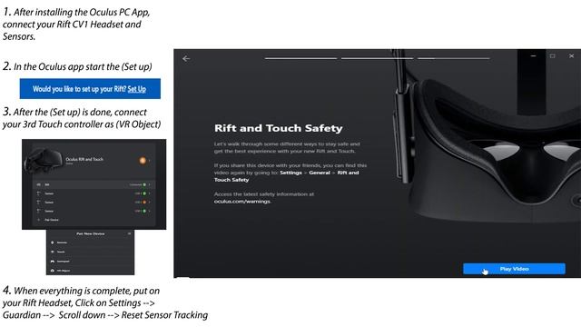 HOW TO USE: Oculus Rift CV1 Controllers as Full Body/Vive Trackers | Touch_Steam_Link Tutorial смотреть онлайн