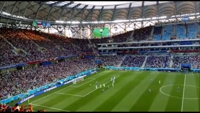 ЧМ 2018. Волгоград. Исландия & Нигерия. Вид с трибун смотреть онлайн