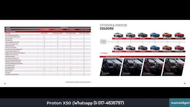 Brochure, Harga & Bayaran Bulanan Proton X50 смотреть онлайн