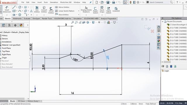 How to design Straight Grease nipple in solidworks смотреть онлайн
