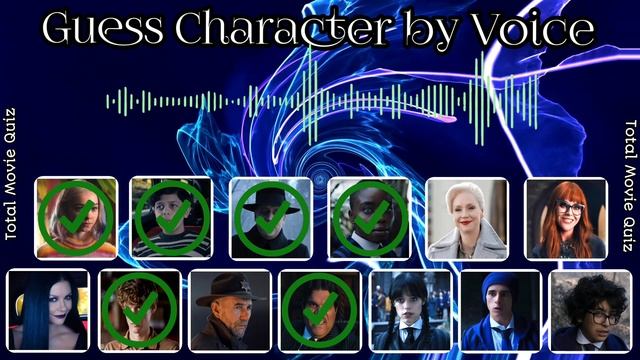🍿GUESS WEDNESDAY CHARACTERS BY Their Voice (+ Tv show's Scene) 🔊 смотреть онлайн