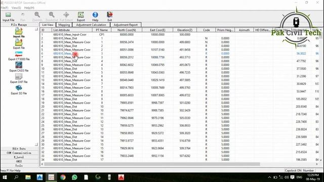 how to foif total station data convert to csv by FGO смотреть онлайн