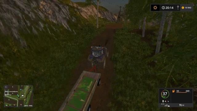 Забирием спрятанную технику на карте"Дары Кавказа V2.0.3"●Farming Simulator 17 смотреть онлайн