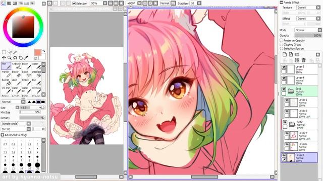 【Speedpaint】 Four Cats (Hyan Timelapse #340) смотреть онлайн