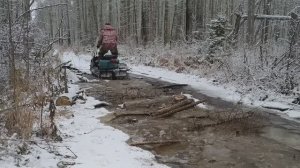 2023 г.Заезд на Буране. Проверяю капканы.