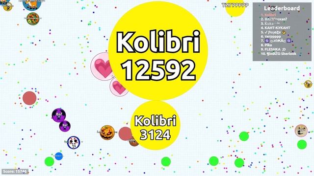 REAL TIME SOLO DESTROYING TEAMS !! Intense Solo Agar.io смотреть онлайн