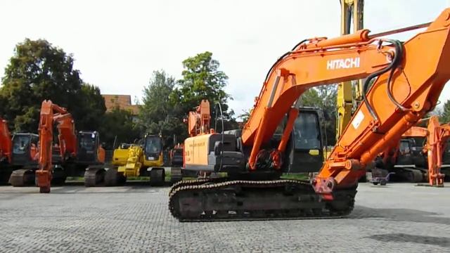 Hitachi ZX 350 Bagger excavator demo Vorführung смотреть онлайн