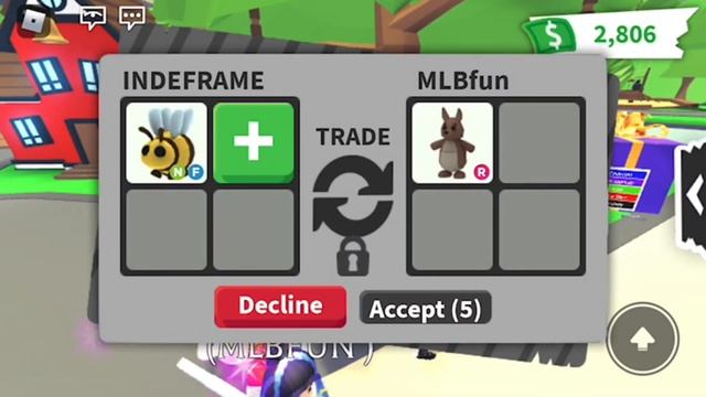 i traded my neon bee for this...wfl??? adopt me roblox смотреть онлайн