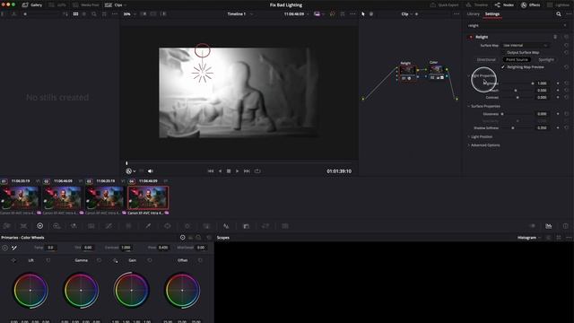 How to use RELIGHT and FIX your Lighting with AI | DaVinci Resolve 18 Tutorial 2024 смотреть онлайн