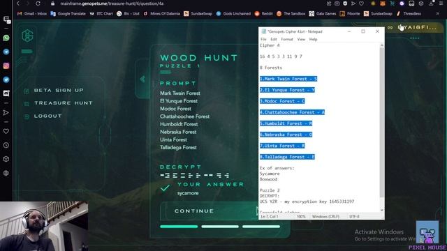 Genopets cipher 4. Wood Crystal смотреть онлайн