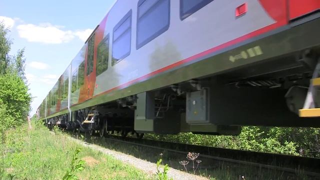 Электропоезд ЭС2Г-001 "Ласточка" смотреть онлайн