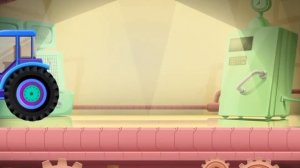 Собираем трактор на заводе видео для детей