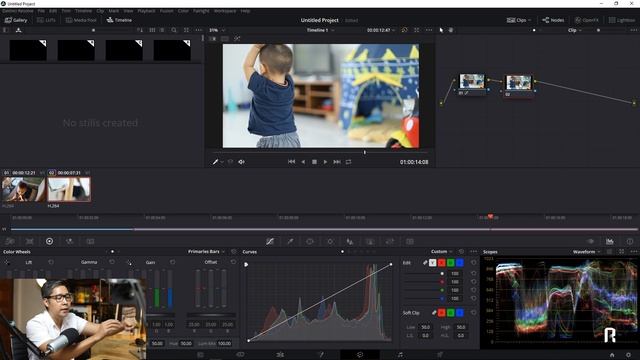 สอน Davinci resolve 16 โปรแกม ตัดต่อ ทำสี ระดับเทพ ในคลิปเดียว смотреть онлайн