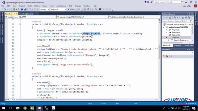 Insert and Retrieve Image from Database using Windows Form Fetch image from database in Hindi Urd смотреть онлайн