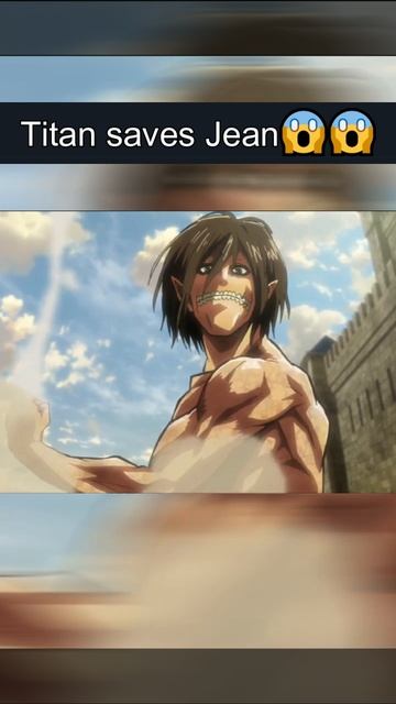 Titan saves Jean😱😱 Attack on Titan смотреть онлайн