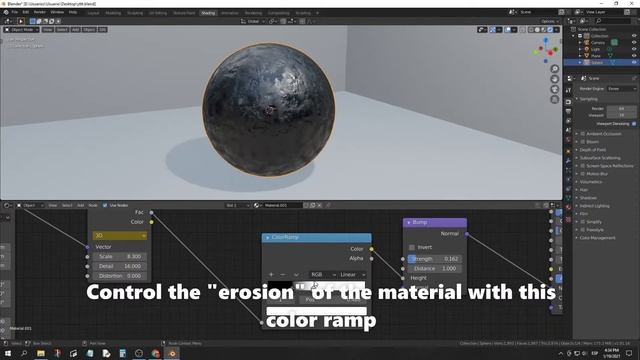 How to make metallic materials in Blender 2.8 смотреть онлайн