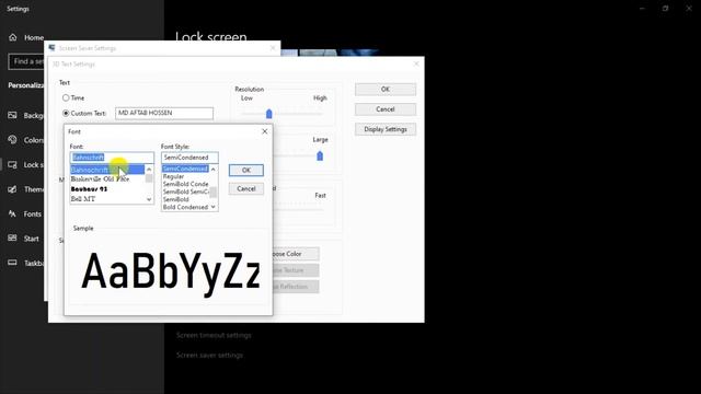 How to set lock screen 3D text in windows 10 2020***new tips*** смотреть онлайн