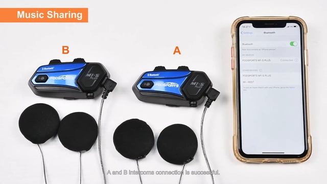 How to use the Fodsports M1-S Plus Music Share function? смотреть онлайн