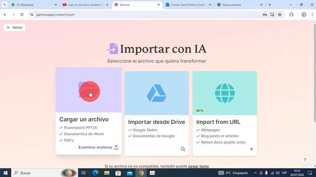✅Como Crear Presentaciones y diapositivas con (GAMMA AI) desde documentos WORD o PDF método 2024 смотреть онлайн